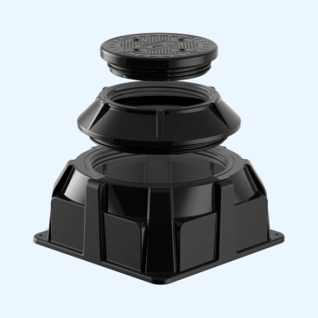 КОД 2 H600 Колодец оперативного доступа с крышкой D 560 мм Полимер